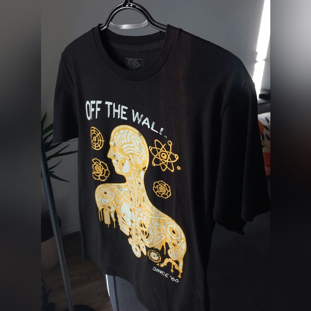 Vans Black and Gold Graphic T-Shirt